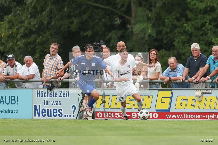 Fundamentum Sportpark, Karlburg, 31.07.2024, sport, action, Fussball, BFV, 3. Spieltag, Bayernliga Nord, WFV, TSV, Würzburger FV 04, TSV Karlburg - Bild-ID: 2423037