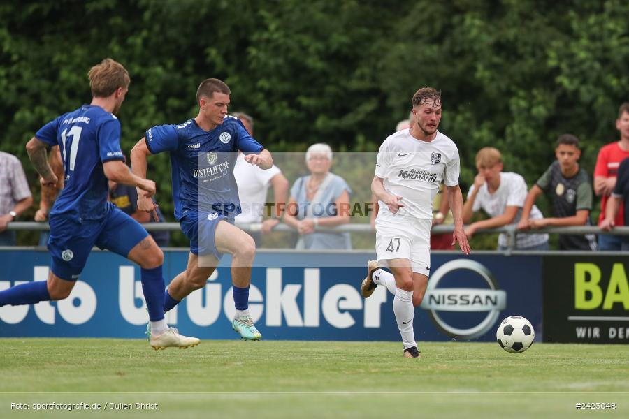 Fundamentum Sportpark, Karlburg, 31.07.2024, sport, action, Fussball, BFV, 3. Spieltag, Bayernliga Nord, WFV, TSV, Würzburger FV 04, TSV Karlburg - Bild-ID: 2423048