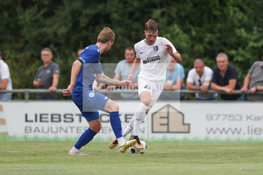 Fundamentum Sportpark, Karlburg, 31.07.2024, sport, action, Fussball, BFV, 3. Spieltag, Bayernliga Nord, WFV, TSV, Würzburger FV 04, TSV Karlburg - Bild-ID: 2423049