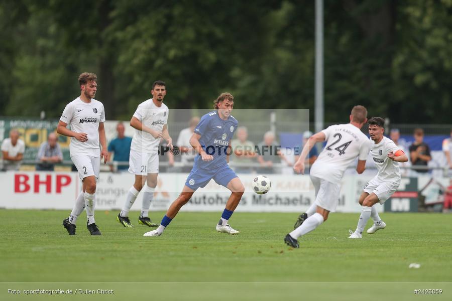 Fundamentum Sportpark, Karlburg, 31.07.2024, sport, action, Fussball, BFV, 3. Spieltag, Bayernliga Nord, WFV, TSV, Würzburger FV 04, TSV Karlburg - Bild-ID: 2423059
