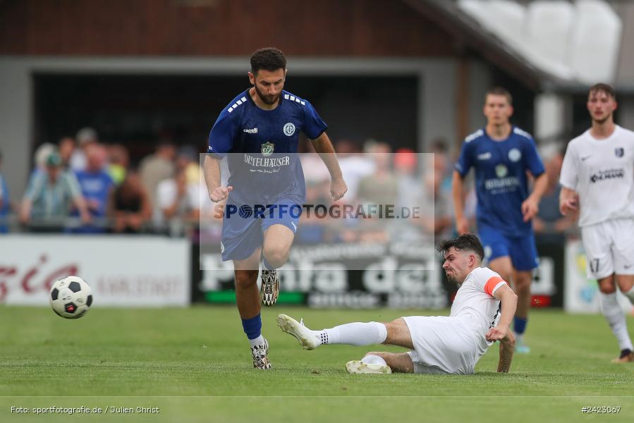 Fundamentum Sportpark, Karlburg, 31.07.2024, sport, action, Fussball, BFV, 3. Spieltag, Bayernliga Nord, WFV, TSV, Würzburger FV 04, TSV Karlburg - Bild-ID: 2423067