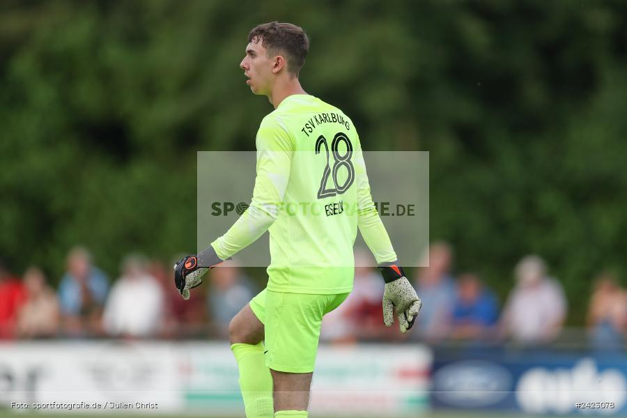 Fundamentum Sportpark, Karlburg, 31.07.2024, sport, action, Fussball, BFV, 3. Spieltag, Bayernliga Nord, WFV, TSV, Würzburger FV 04, TSV Karlburg - Bild-ID: 2423078
