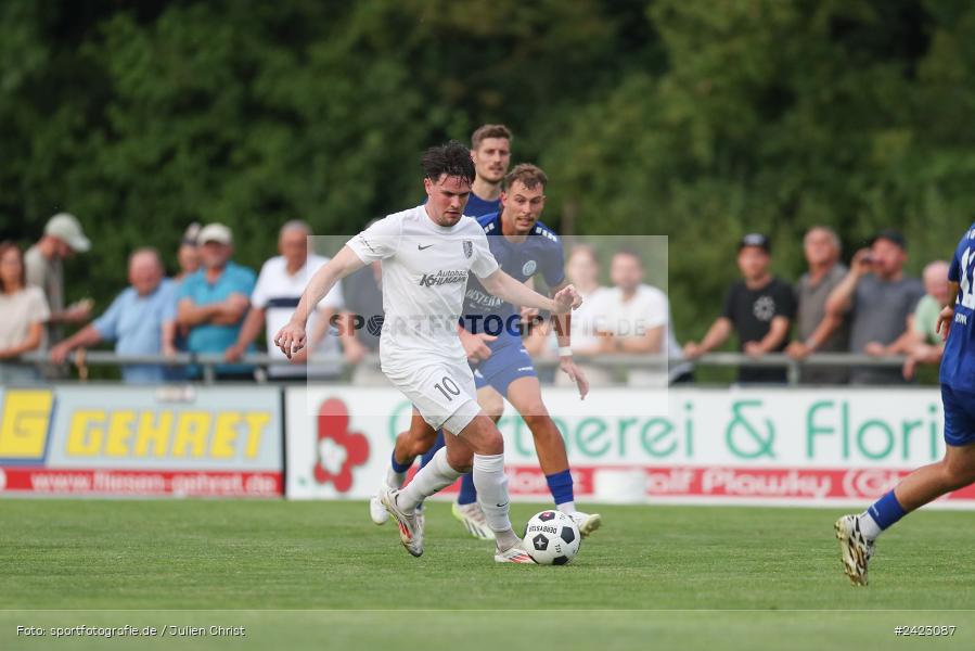 Fundamentum Sportpark, Karlburg, 31.07.2024, sport, action, Fussball, BFV, 3. Spieltag, Bayernliga Nord, WFV, TSV, Würzburger FV 04, TSV Karlburg - Bild-ID: 2423087