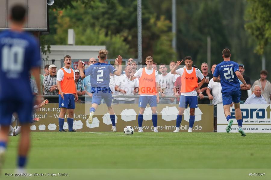 Fundamentum Sportpark, Karlburg, 31.07.2024, sport, action, Fussball, BFV, 3. Spieltag, Bayernliga Nord, WFV, TSV, Würzburger FV 04, TSV Karlburg - Bild-ID: 2423091