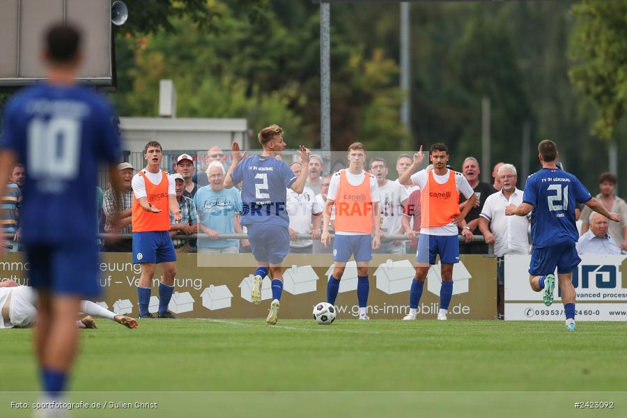 Fundamentum Sportpark, Karlburg, 31.07.2024, sport, action, Fussball, BFV, 3. Spieltag, Bayernliga Nord, WFV, TSV, Würzburger FV 04, TSV Karlburg - Bild-ID: 2423092