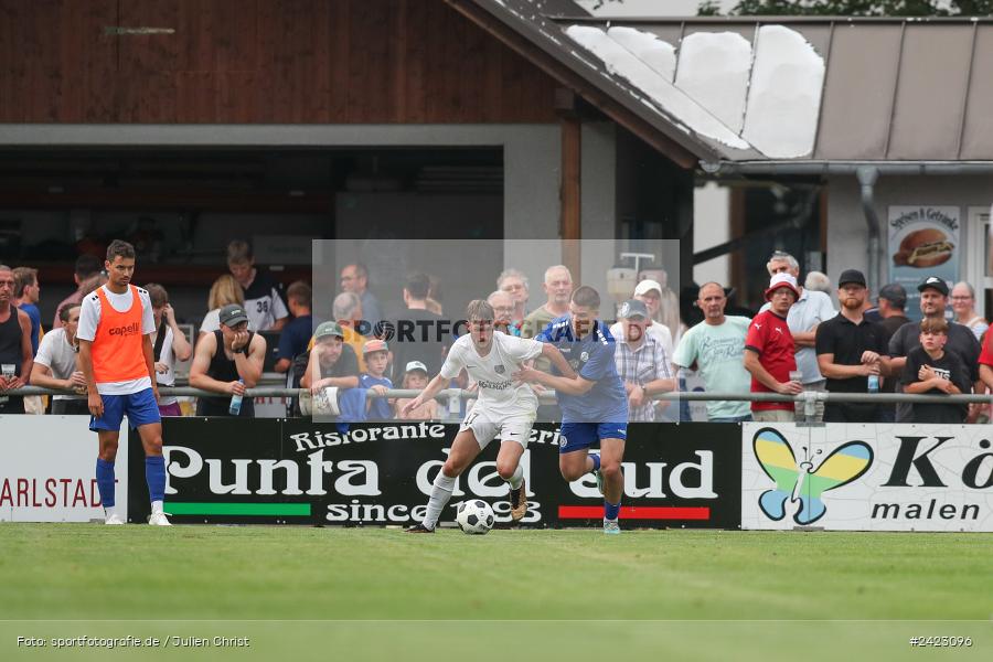 Fundamentum Sportpark, Karlburg, 31.07.2024, sport, action, Fussball, BFV, 3. Spieltag, Bayernliga Nord, WFV, TSV, Würzburger FV 04, TSV Karlburg - Bild-ID: 2423096