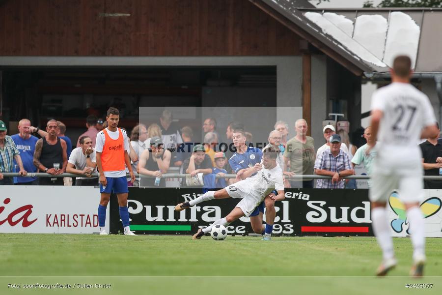 Fundamentum Sportpark, Karlburg, 31.07.2024, sport, action, Fussball, BFV, 3. Spieltag, Bayernliga Nord, WFV, TSV, Würzburger FV 04, TSV Karlburg - Bild-ID: 2423097