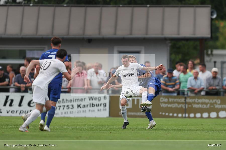 Fundamentum Sportpark, Karlburg, 31.07.2024, sport, action, Fussball, BFV, 3. Spieltag, Bayernliga Nord, WFV, TSV, Würzburger FV 04, TSV Karlburg - Bild-ID: 2423107