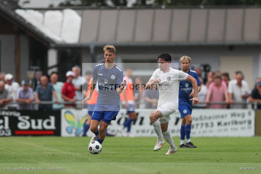 Fundamentum Sportpark, Karlburg, 31.07.2024, sport, action, Fussball, BFV, 3. Spieltag, Bayernliga Nord, WFV, TSV, Würzburger FV 04, TSV Karlburg - Bild-ID: 2423109