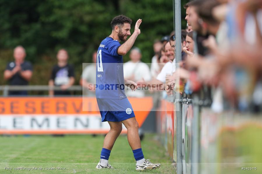 Fundamentum Sportpark, Karlburg, 31.07.2024, sport, action, Fussball, BFV, 3. Spieltag, Bayernliga Nord, WFV, TSV, Würzburger FV 04, TSV Karlburg - Bild-ID: 2423115