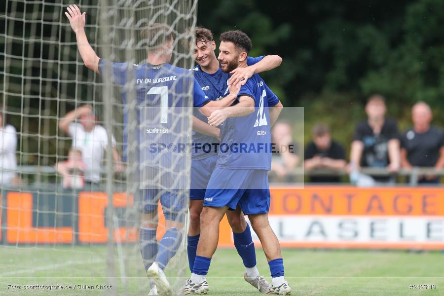 Fundamentum Sportpark, Karlburg, 31.07.2024, sport, action, Fussball, BFV, 3. Spieltag, Bayernliga Nord, WFV, TSV, Würzburger FV 04, TSV Karlburg - Bild-ID: 2423118