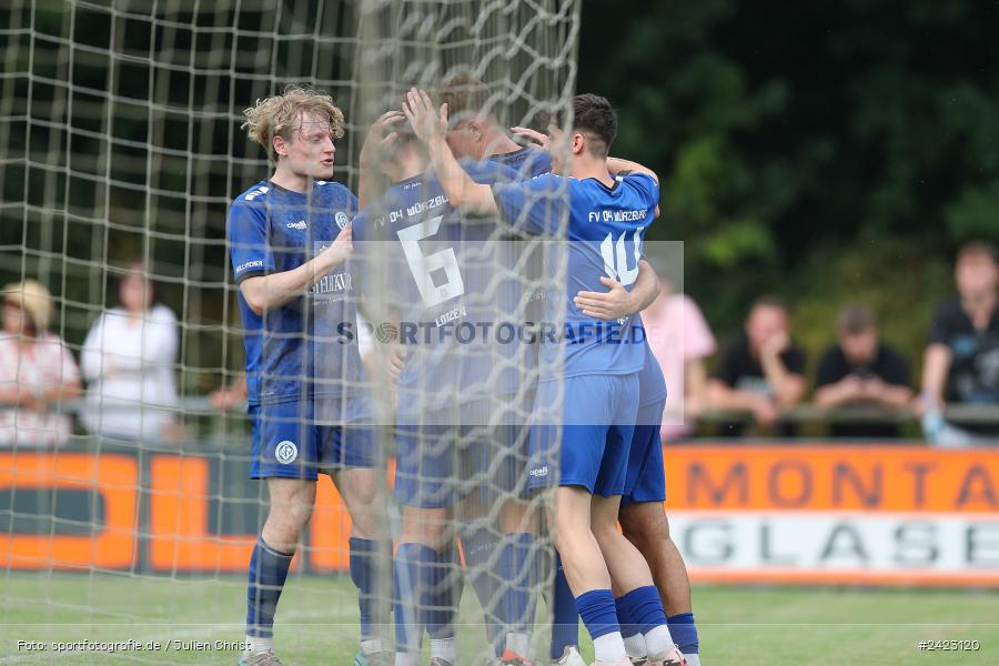Fundamentum Sportpark, Karlburg, 31.07.2024, sport, action, Fussball, BFV, 3. Spieltag, Bayernliga Nord, WFV, TSV, Würzburger FV 04, TSV Karlburg - Bild-ID: 2423120