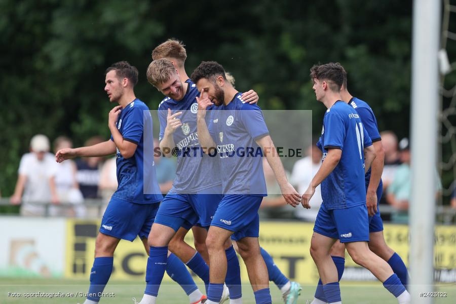 Fundamentum Sportpark, Karlburg, 31.07.2024, sport, action, Fussball, BFV, 3. Spieltag, Bayernliga Nord, WFV, TSV, Würzburger FV 04, TSV Karlburg - Bild-ID: 2423122