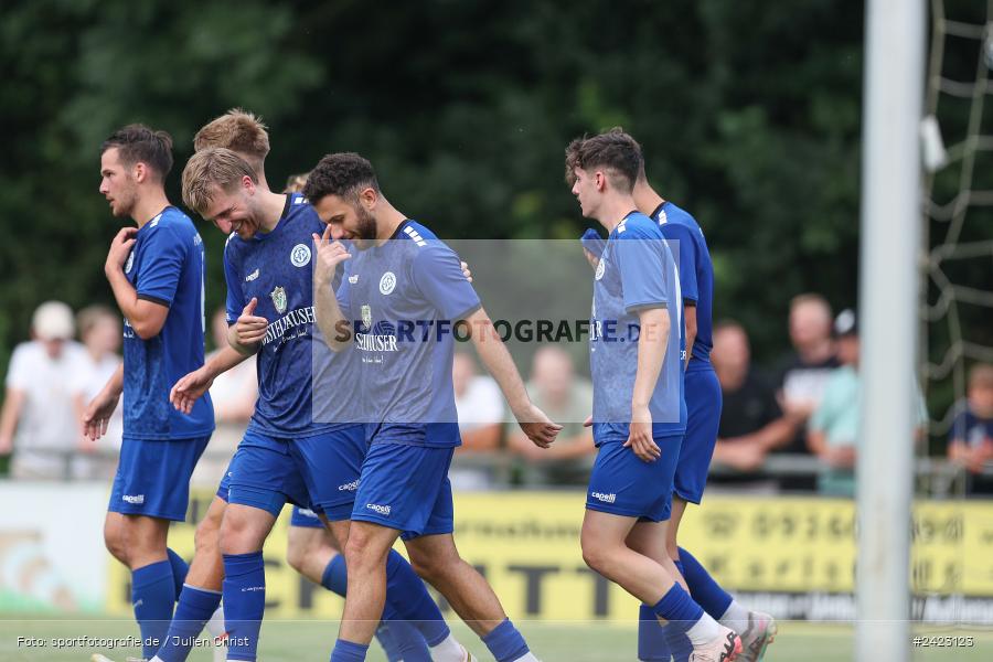 Fundamentum Sportpark, Karlburg, 31.07.2024, sport, action, Fussball, BFV, 3. Spieltag, Bayernliga Nord, WFV, TSV, Würzburger FV 04, TSV Karlburg - Bild-ID: 2423123