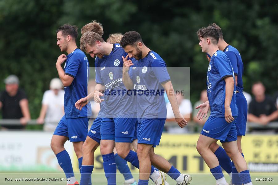 Fundamentum Sportpark, Karlburg, 31.07.2024, sport, action, Fussball, BFV, 3. Spieltag, Bayernliga Nord, WFV, TSV, Würzburger FV 04, TSV Karlburg - Bild-ID: 2423125