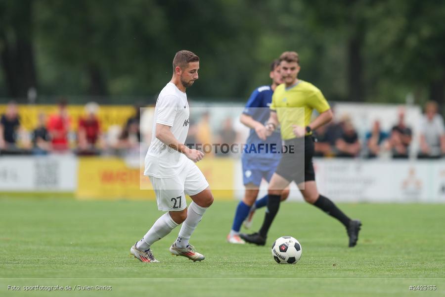 Fundamentum Sportpark, Karlburg, 31.07.2024, sport, action, Fussball, BFV, 3. Spieltag, Bayernliga Nord, WFV, TSV, Würzburger FV 04, TSV Karlburg - Bild-ID: 2423133 Fundamentum Sportpark, Karlburg, 31.07.2024, sport, action, Fussball, BFV, 3. Spieltag, Bayernliga Nord, WFV, TSV, Würzburger FV 04, TSV Karlburg - Bild-ID: 2423133