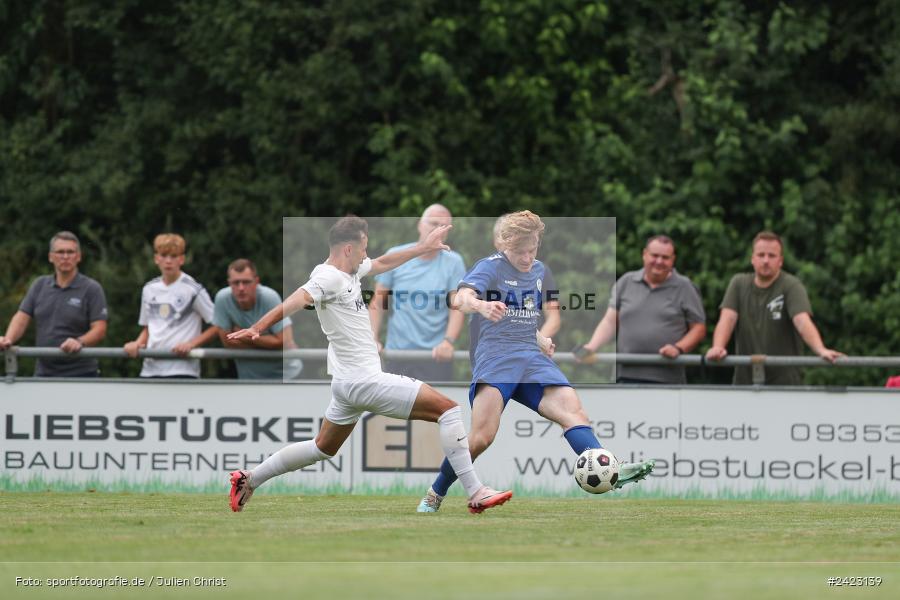 Fundamentum Sportpark, Karlburg, 31.07.2024, sport, action, Fussball, BFV, 3. Spieltag, Bayernliga Nord, WFV, TSV, Würzburger FV 04, TSV Karlburg - Bild-ID: 2423139