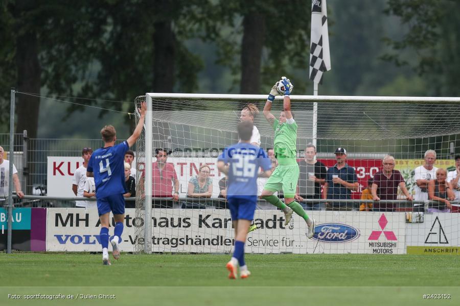 Fundamentum Sportpark, Karlburg, 31.07.2024, sport, action, Fussball, BFV, 3. Spieltag, Bayernliga Nord, WFV, TSV, Würzburger FV 04, TSV Karlburg - Bild-ID: 2423152