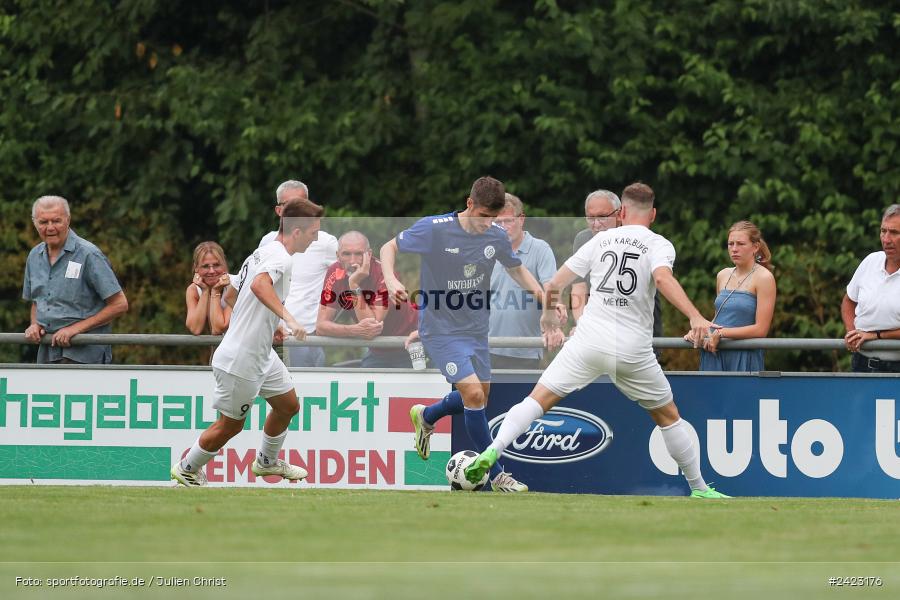 Fundamentum Sportpark, Karlburg, 31.07.2024, sport, action, Fussball, BFV, 3. Spieltag, Bayernliga Nord, WFV, TSV, Würzburger FV 04, TSV Karlburg - Bild-ID: 2423176
