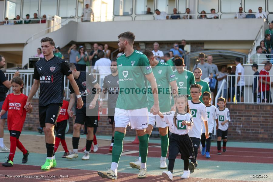 Willy-Sachs-Stadion, Schweinfurt, 02.08.2024, sport, action, Fussball, BFV, 3. Spieltag, Regionalliga Bayern, TSV, FCS, TSV Buchbach, 1. FC Schweinfurt 1905 - Bild-ID: 2423200