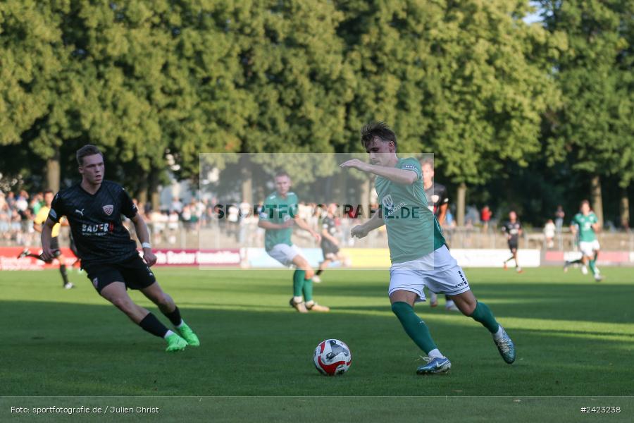 Willy-Sachs-Stadion, Schweinfurt, 02.08.2024, sport, action, Fussball, BFV, 3. Spieltag, Regionalliga Bayern, TSV, FCS, TSV Buchbach, 1. FC Schweinfurt 1905 - Bild-ID: 2423238
