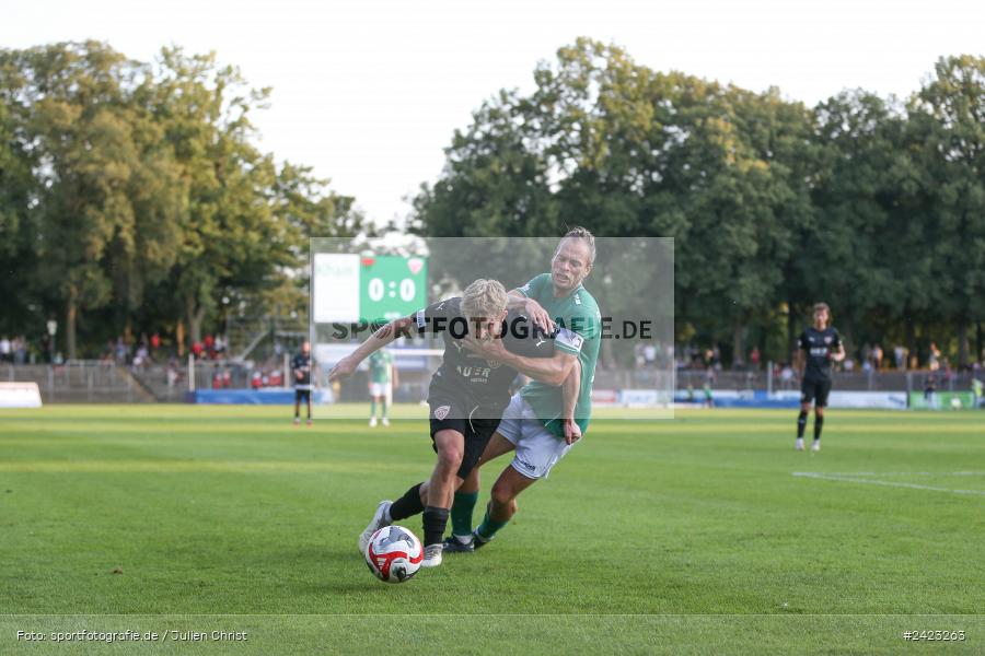 Willy-Sachs-Stadion, Schweinfurt, 02.08.2024, sport, action, Fussball, BFV, 3. Spieltag, Regionalliga Bayern, TSV, FCS, TSV Buchbach, 1. FC Schweinfurt 1905 - Bild-ID: 2423263