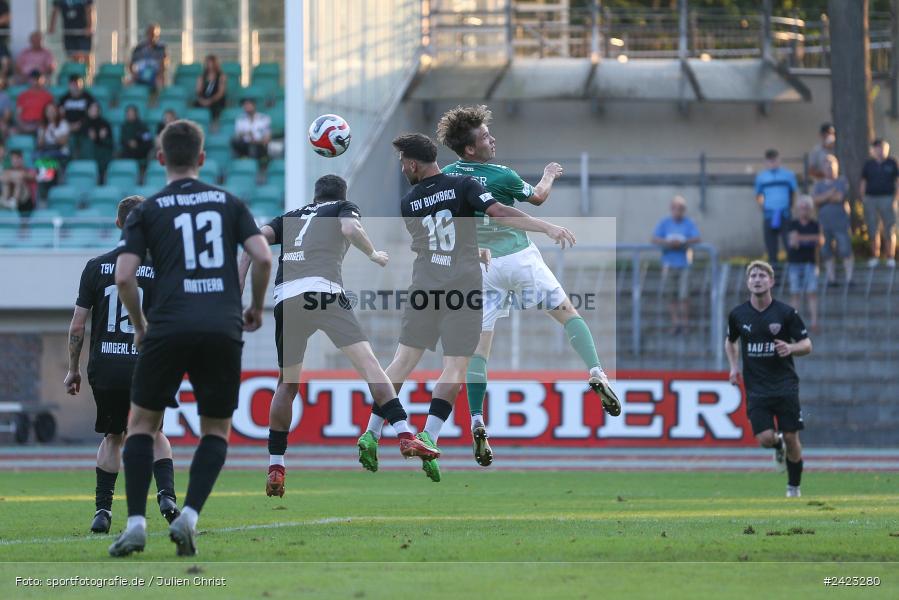 Willy-Sachs-Stadion, Schweinfurt, 02.08.2024, sport, action, Fussball, BFV, 3. Spieltag, Regionalliga Bayern, TSV, FCS, TSV Buchbach, 1. FC Schweinfurt 1905 - Bild-ID: 2423280