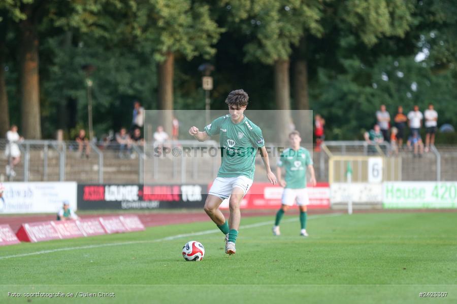 Willy-Sachs-Stadion, Schweinfurt, 02.08.2024, sport, action, Fussball, BFV, 3. Spieltag, Regionalliga Bayern, TSV, FCS, TSV Buchbach, 1. FC Schweinfurt 1905 - Bild-ID: 2423307
