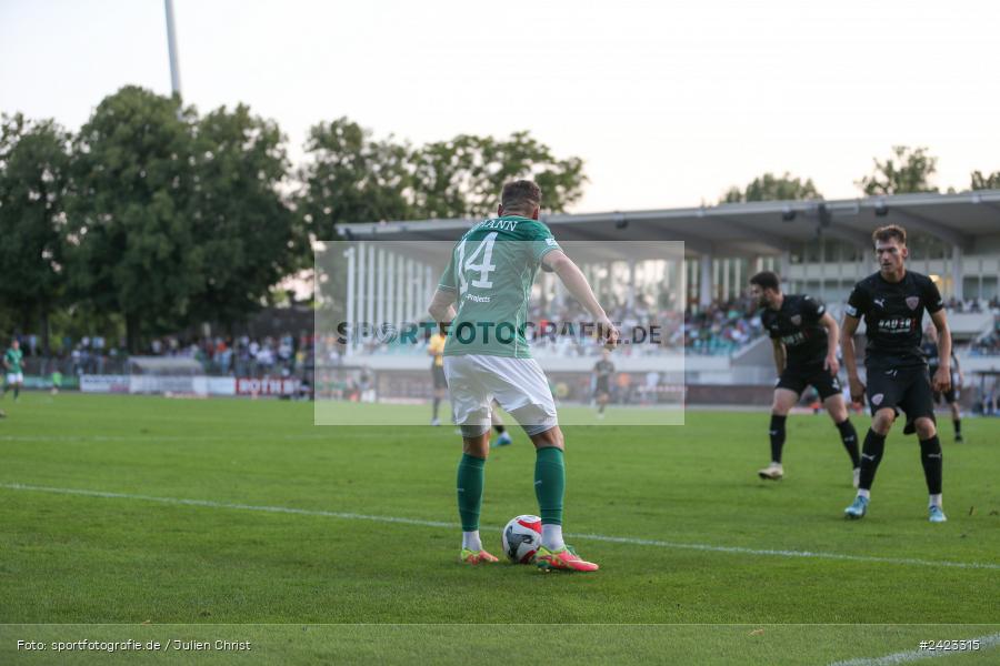 Willy-Sachs-Stadion, Schweinfurt, 02.08.2024, sport, action, Fussball, BFV, 3. Spieltag, Regionalliga Bayern, TSV, FCS, TSV Buchbach, 1. FC Schweinfurt 1905 - Bild-ID: 2423315