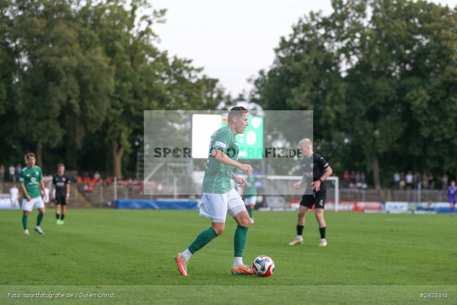 Willy-Sachs-Stadion, Schweinfurt, 02.08.2024, sport, action, Fussball, BFV, 3. Spieltag, Regionalliga Bayern, TSV, FCS, TSV Buchbach, 1. FC Schweinfurt 1905 - Bild-ID: 2423316