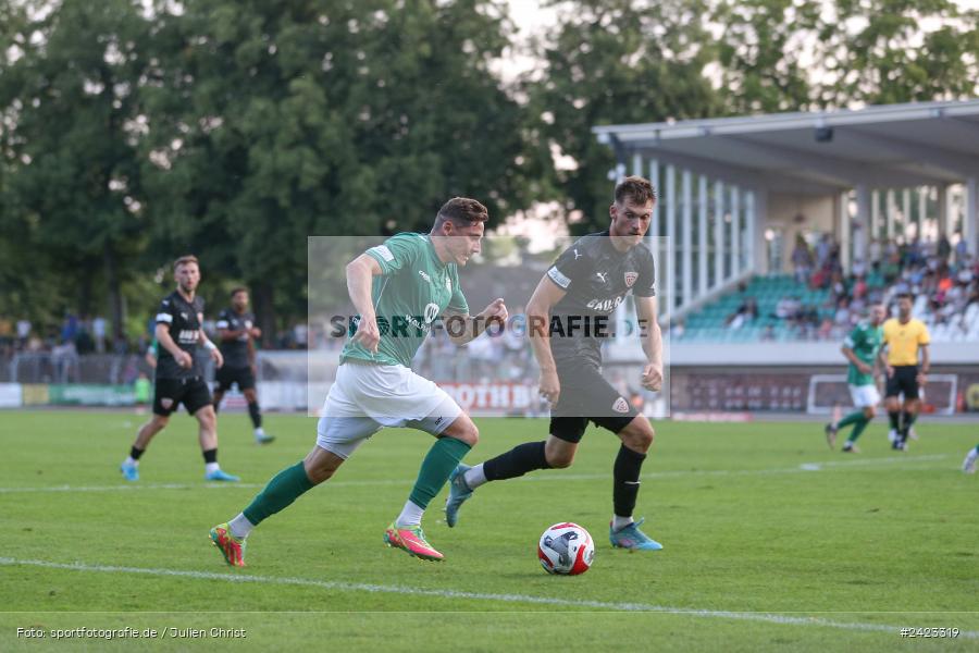 Willy-Sachs-Stadion, Schweinfurt, 02.08.2024, sport, action, Fussball, BFV, 3. Spieltag, Regionalliga Bayern, TSV, FCS, TSV Buchbach, 1. FC Schweinfurt 1905 - Bild-ID: 2423319