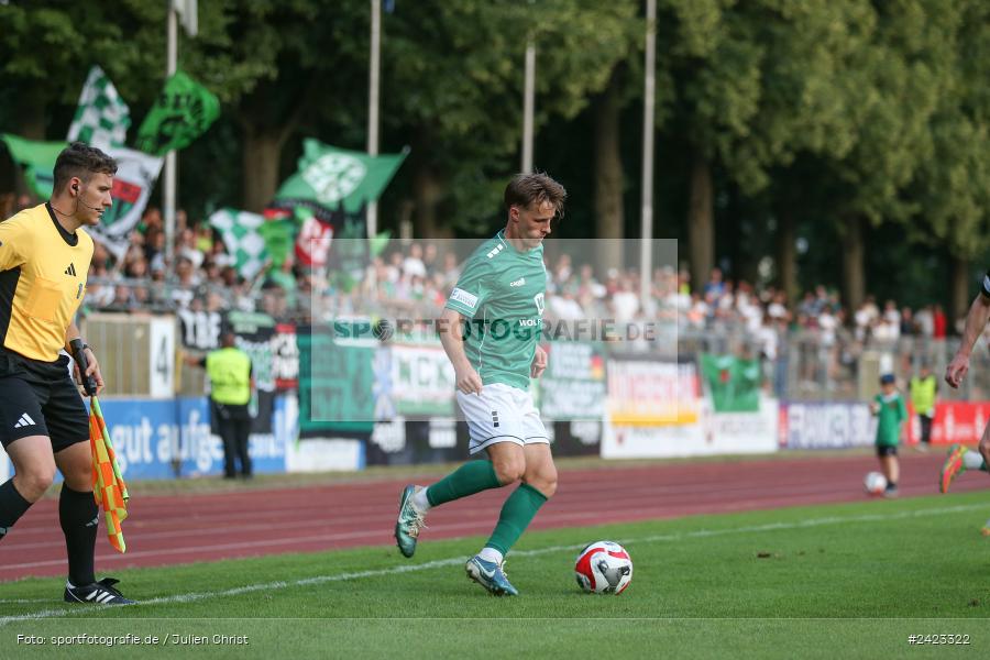 Willy-Sachs-Stadion, Schweinfurt, 02.08.2024, sport, action, Fussball, BFV, 3. Spieltag, Regionalliga Bayern, TSV, FCS, TSV Buchbach, 1. FC Schweinfurt 1905 - Bild-ID: 2423322