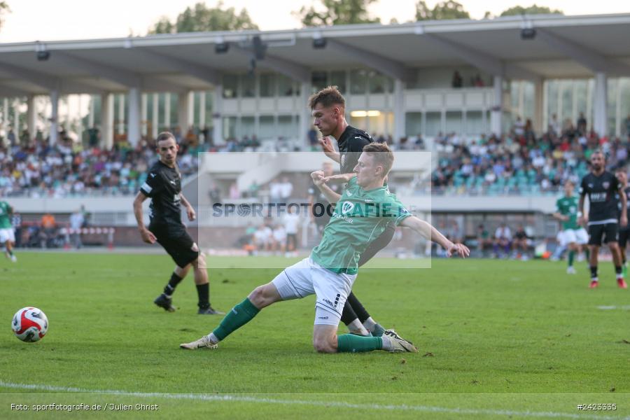 Willy-Sachs-Stadion, Schweinfurt, 02.08.2024, sport, action, Fussball, BFV, 3. Spieltag, Regionalliga Bayern, TSV, FCS, TSV Buchbach, 1. FC Schweinfurt 1905 - Bild-ID: 2423335