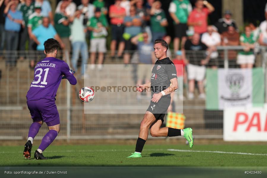 Willy-Sachs-Stadion, Schweinfurt, 02.08.2024, sport, action, Fussball, BFV, 3. Spieltag, Regionalliga Bayern, TSV, FCS, TSV Buchbach, 1. FC Schweinfurt 1905 - Bild-ID: 2423430