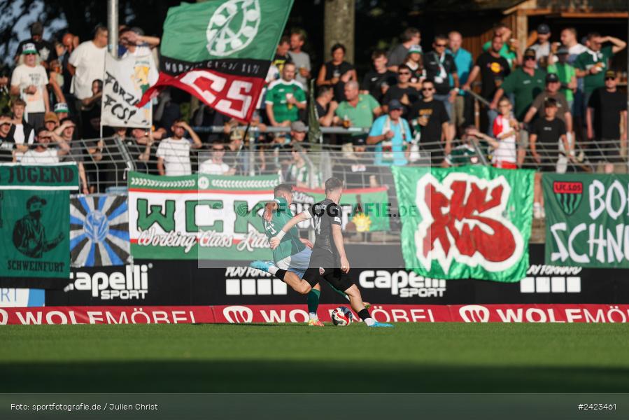 Willy-Sachs-Stadion, Schweinfurt, 02.08.2024, sport, action, Fussball, BFV, 3. Spieltag, Regionalliga Bayern, TSV, FCS, TSV Buchbach, 1. FC Schweinfurt 1905 - Bild-ID: 2423461