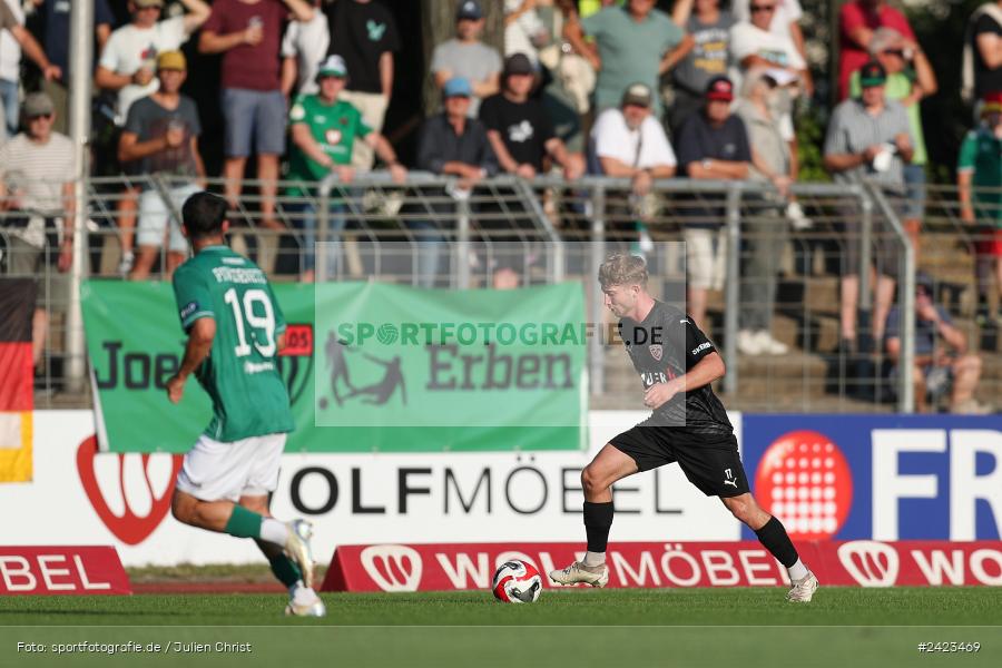 Willy-Sachs-Stadion, Schweinfurt, 02.08.2024, sport, action, Fussball, BFV, 3. Spieltag, Regionalliga Bayern, TSV, FCS, TSV Buchbach, 1. FC Schweinfurt 1905 - Bild-ID: 2423469