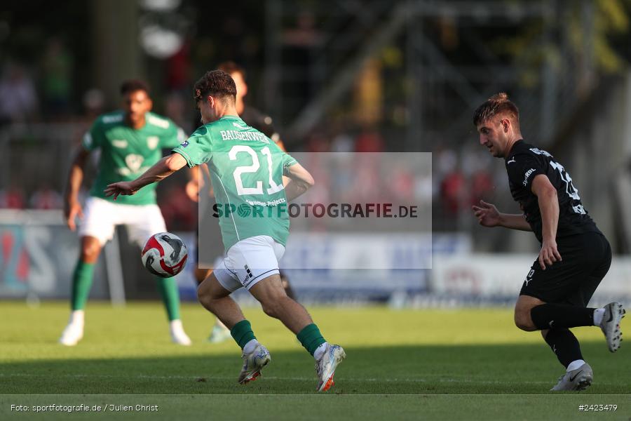 Willy-Sachs-Stadion, Schweinfurt, 02.08.2024, sport, action, Fussball, BFV, 3. Spieltag, Regionalliga Bayern, TSV, FCS, TSV Buchbach, 1. FC Schweinfurt 1905 - Bild-ID: 2423479