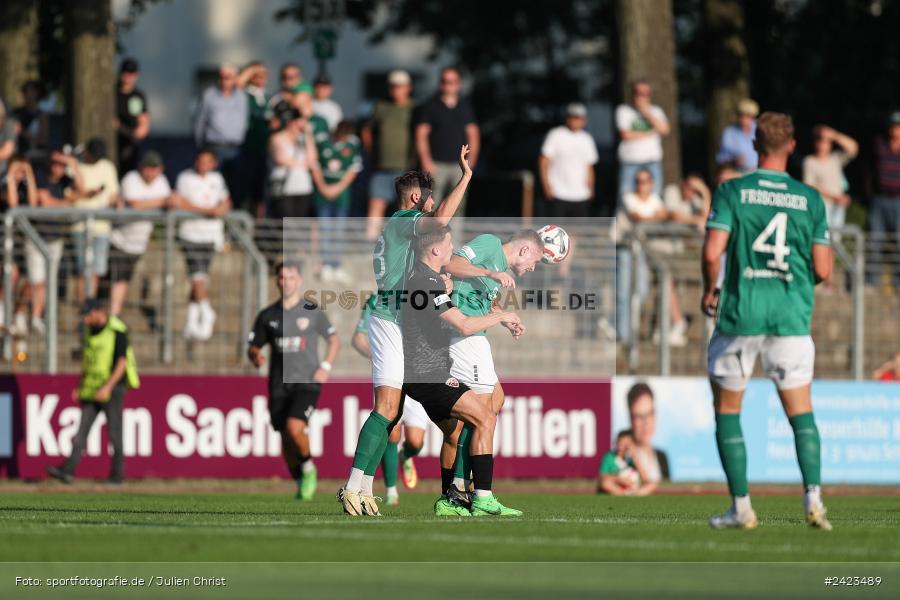 Willy-Sachs-Stadion, Schweinfurt, 02.08.2024, sport, action, Fussball, BFV, 3. Spieltag, Regionalliga Bayern, TSV, FCS, TSV Buchbach, 1. FC Schweinfurt 1905 - Bild-ID: 2423489