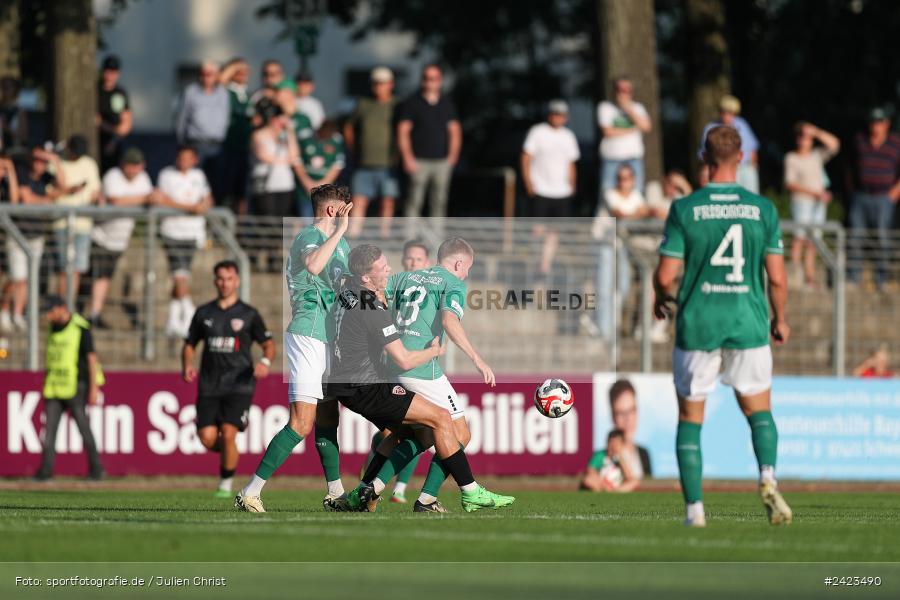 Willy-Sachs-Stadion, Schweinfurt, 02.08.2024, sport, action, Fussball, BFV, 3. Spieltag, Regionalliga Bayern, TSV, FCS, TSV Buchbach, 1. FC Schweinfurt 1905 - Bild-ID: 2423490