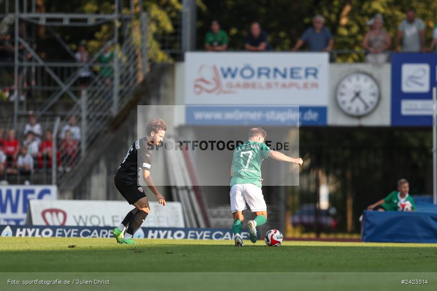 Willy-Sachs-Stadion, Schweinfurt, 02.08.2024, sport, action, Fussball, BFV, 3. Spieltag, Regionalliga Bayern, TSV, FCS, TSV Buchbach, 1. FC Schweinfurt 1905 - Bild-ID: 2423514
