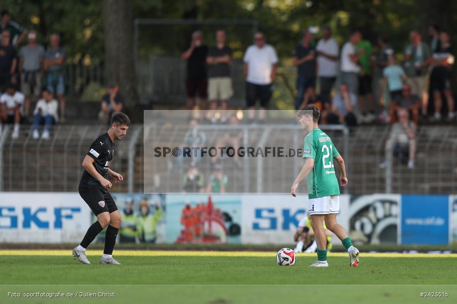 Willy-Sachs-Stadion, Schweinfurt, 02.08.2024, sport, action, Fussball, BFV, 3. Spieltag, Regionalliga Bayern, TSV, FCS, TSV Buchbach, 1. FC Schweinfurt 1905 - Bild-ID: 2423516