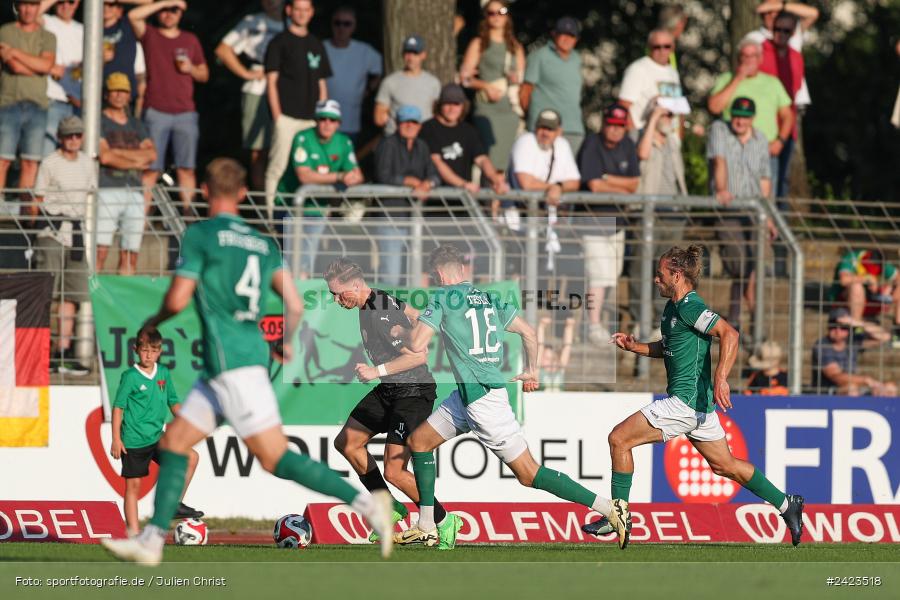 Willy-Sachs-Stadion, Schweinfurt, 02.08.2024, sport, action, Fussball, BFV, 3. Spieltag, Regionalliga Bayern, TSV, FCS, TSV Buchbach, 1. FC Schweinfurt 1905 - Bild-ID: 2423518