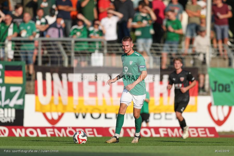 Willy-Sachs-Stadion, Schweinfurt, 02.08.2024, sport, action, Fussball, BFV, 3. Spieltag, Regionalliga Bayern, TSV, FCS, TSV Buchbach, 1. FC Schweinfurt 1905 - Bild-ID: 2423519