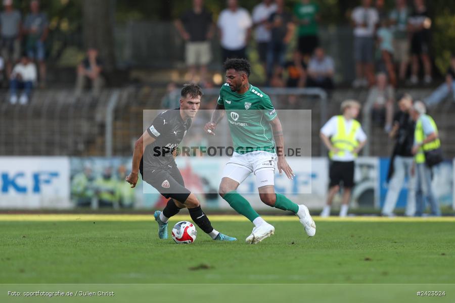 Willy-Sachs-Stadion, Schweinfurt, 02.08.2024, sport, action, Fussball, BFV, 3. Spieltag, Regionalliga Bayern, TSV, FCS, TSV Buchbach, 1. FC Schweinfurt 1905 - Bild-ID: 2423524