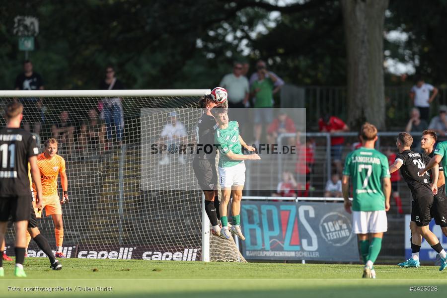Willy-Sachs-Stadion, Schweinfurt, 02.08.2024, sport, action, Fussball, BFV, 3. Spieltag, Regionalliga Bayern, TSV, FCS, TSV Buchbach, 1. FC Schweinfurt 1905 - Bild-ID: 2423528