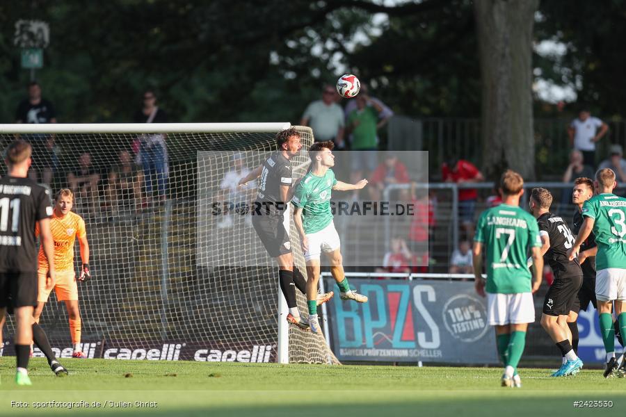 Willy-Sachs-Stadion, Schweinfurt, 02.08.2024, sport, action, Fussball, BFV, 3. Spieltag, Regionalliga Bayern, TSV, FCS, TSV Buchbach, 1. FC Schweinfurt 1905 - Bild-ID: 2423530