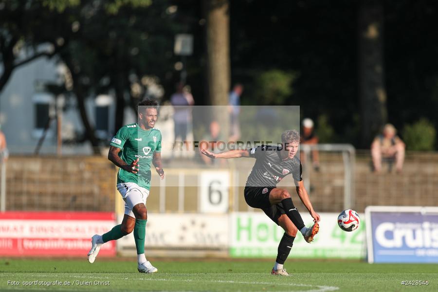 Willy-Sachs-Stadion, Schweinfurt, 02.08.2024, sport, action, Fussball, BFV, 3. Spieltag, Regionalliga Bayern, TSV, FCS, TSV Buchbach, 1. FC Schweinfurt 1905 - Bild-ID: 2423546