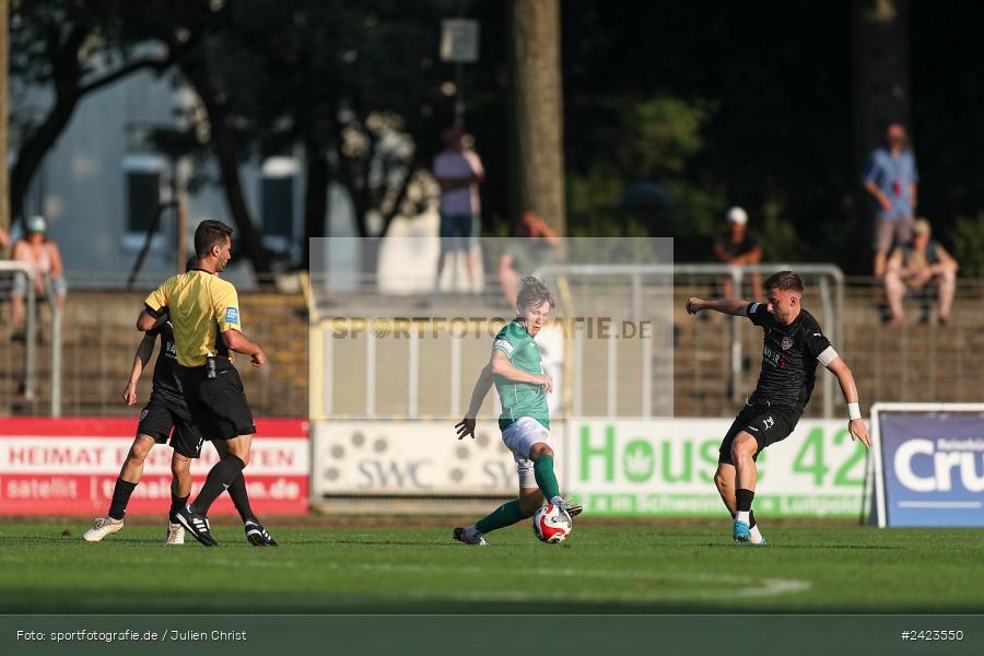 Willy-Sachs-Stadion, Schweinfurt, 02.08.2024, sport, action, Fussball, BFV, 3. Spieltag, Regionalliga Bayern, TSV, FCS, TSV Buchbach, 1. FC Schweinfurt 1905 - Bild-ID: 2423550