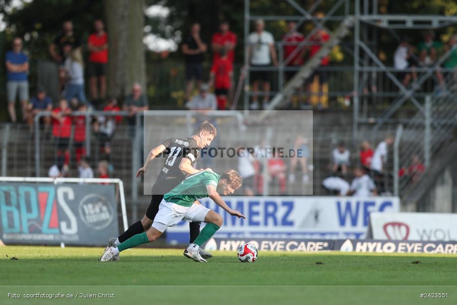 Willy-Sachs-Stadion, Schweinfurt, 02.08.2024, sport, action, Fussball, BFV, 3. Spieltag, Regionalliga Bayern, TSV, FCS, TSV Buchbach, 1. FC Schweinfurt 1905 - Bild-ID: 2423551