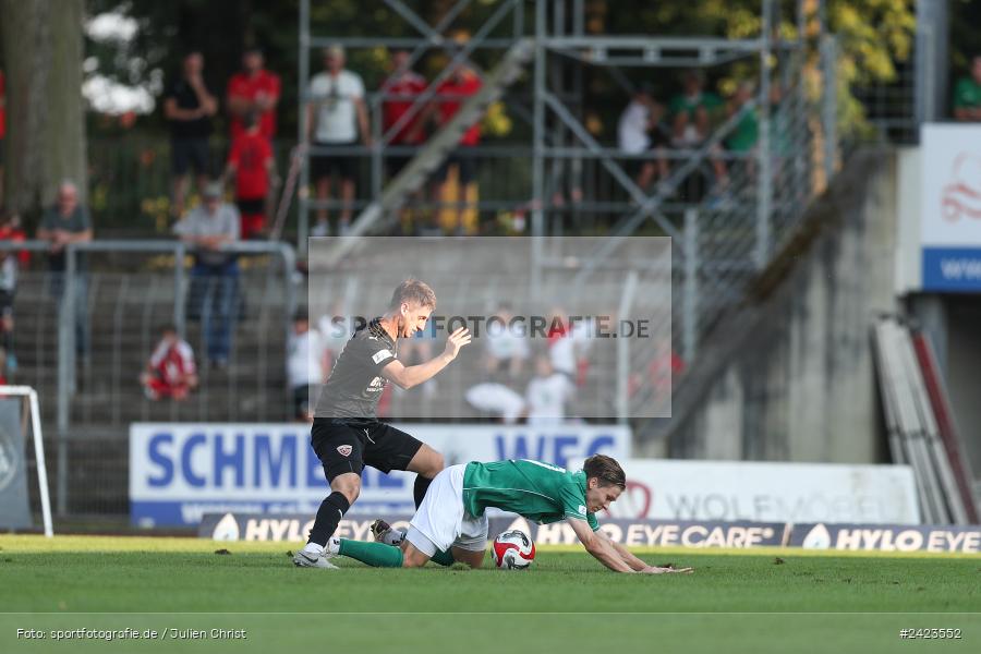 Willy-Sachs-Stadion, Schweinfurt, 02.08.2024, sport, action, Fussball, BFV, 3. Spieltag, Regionalliga Bayern, TSV, FCS, TSV Buchbach, 1. FC Schweinfurt 1905 - Bild-ID: 2423552